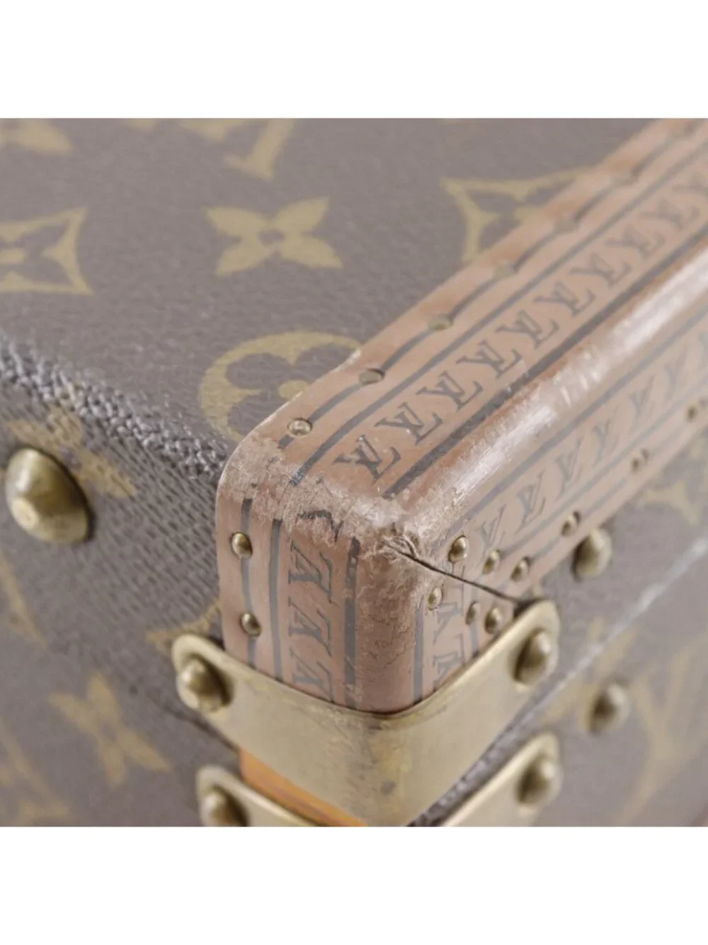 Louis Vuitton President Monogram Canvas Brown Trunk